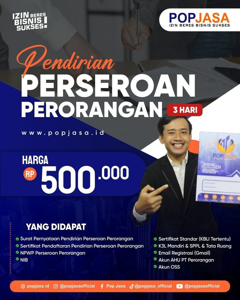 Jasa Pendirian PT Perorangan di Semarang
